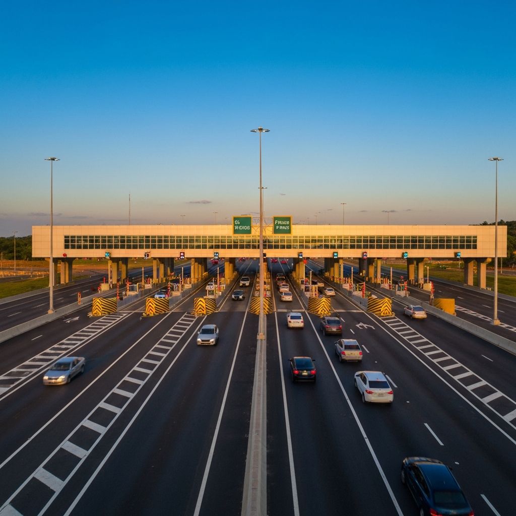Praça de pedágio Free Flow